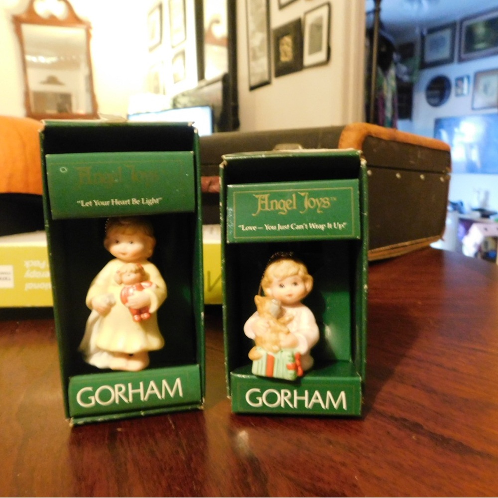 Holiday Gorham Ceramic Children Ornaments